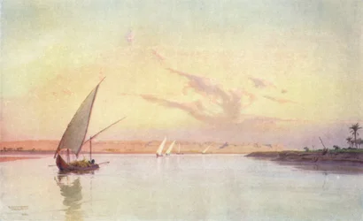 Tel-El-Amarna, aan de Bovenkant, ca. 1880, 1904