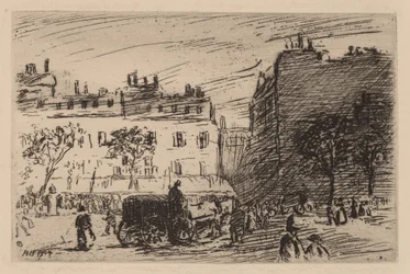 Parijse Straatscène