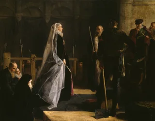 Executie van Mary (1542-87) Koningin van Schotland