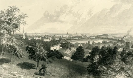 Stad van Providence, vanaf Prospect Hill, 1872