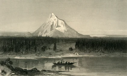 Mount Hood, vanaf de Columbia