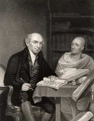 William Carey, gegraveerd door J. Jenkins naar 
