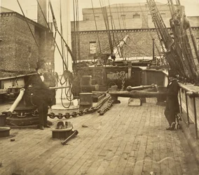 Brunel aan boord van de Aphrodita, Liverpool