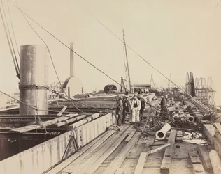 Dekscène van de Great Eastern