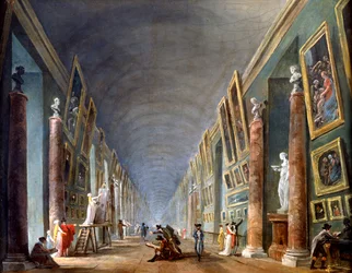 De Grote Galerij, Louvre, Parijs, 1801-1805