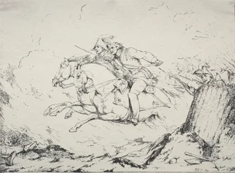 Specimens of Polyautography: Cavalerieaanval