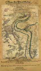 2e aanval op Fort McAllister aan de Ogeechee rivier, Georgia LOC gvhs01.vhs00278