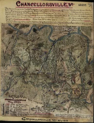 Slag bij Chancellorsville, Virginia, 2 en 3 mei 1863 LOC gvhs01.vhs00299