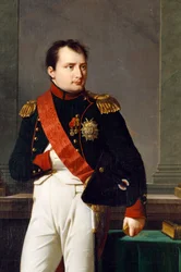 Detail (portret van Napoleon Bonaparte), 1812