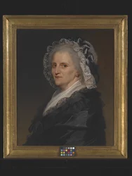Portret van een oudere vrouw