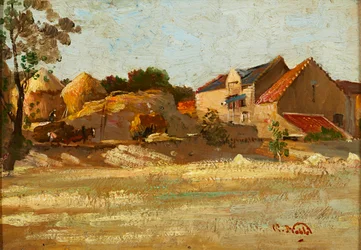 Een boerderij in Oost-Lothian