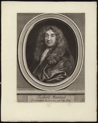 Zelfportret van de Franse graveur Robert Nanteuil