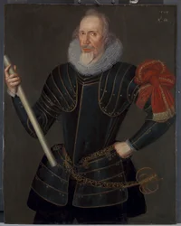 Portret van een man, mogelijk Thomas Howard, derde burggraaf Bindon (ca. 1539–1611)