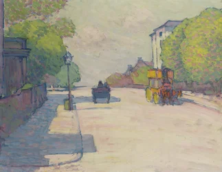 Adelaide Road in zonlicht, 1910