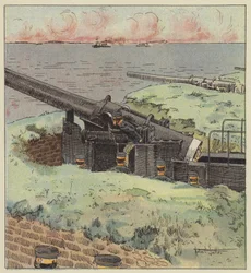Japanse verdedigingen van de doorgangen van de Binnenzee