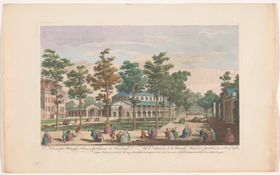 Gezicht op de Rotunda in Ranelagh Gardens te Londen