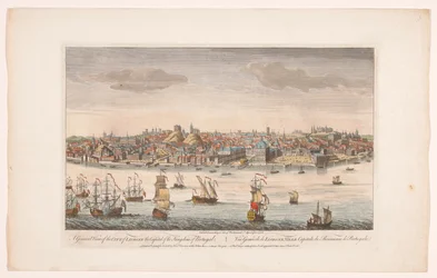 Gezicht op de stad Lissabon