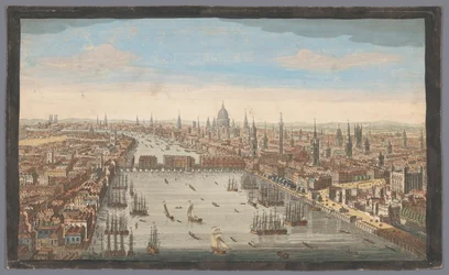 Gezicht op de stad Londen