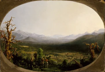 Een uitzicht op Asheville, North Carolina