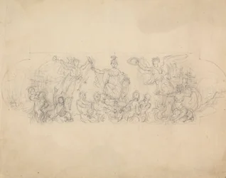 Allegorische Schets van Overwinning