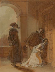 Feste, als Sir Topas, toesprekend Malvolio