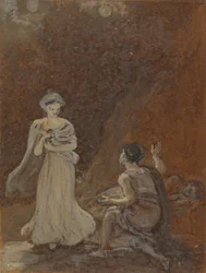 Lysander Ontwaakt om Helena te Zien