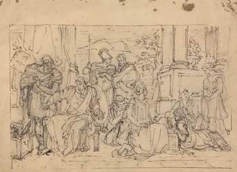 Scène uit Timon van Athene