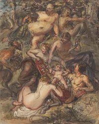 Scène van een Bacchanaal