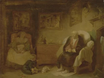 De Zeven Leeftijden van de Mens: Tweede Kinderachtigheid, Act II, scene vii uit 