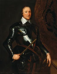 Portret van Oliver Cromwell 1599-1698