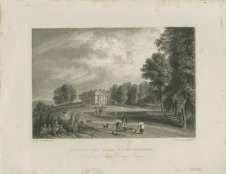 Biddulph - Knypersley Hall [nieuw]: staalgravure, nd [?19e eeuw]