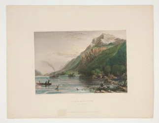 Zwarte Berg (Lake George), illustratie voor Nathaniel Parker Willis
