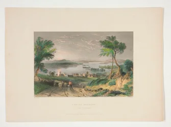 Centre Harbour, Lake Winnipesaukee, illustratie voor Nathaniel Parker Willis