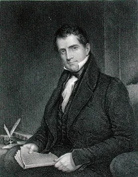 Theodoric Romeyn Beck (1791-1855) gegraveerd door John Francis Eugene Prud
