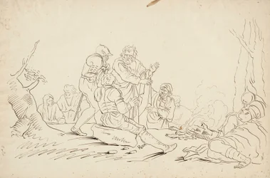 Scène na Salvator Rosa