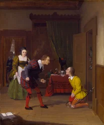 De vrolijke vrouwen van Windsor: Dr. Caius, Simpel en Dame Snel