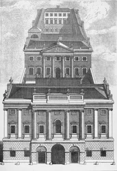 Een perspectiefweergave van de Bank of England, 1743 1903