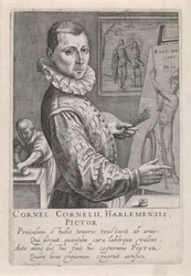 Portret van Cornelis Cornelisz. van Haarlem