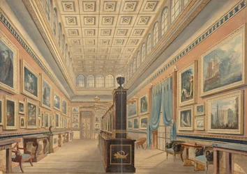 De Vlaamse schilderijengalerij, het herenhuis van Thomas Hope, Duchess Street, Portland Place