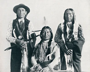 Een groep Algonquins, 1912