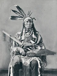 Een Sioux-opperhoofd, 1912