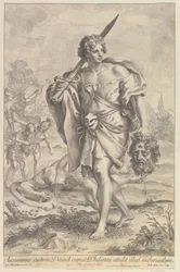 David met het Hoofd van Goliath