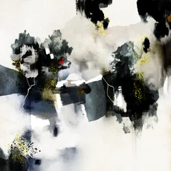 Dynamisch abstract goudspetterpatroon