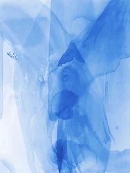 Vloeibaar blauw – Abstract