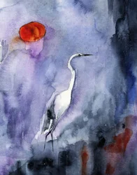 Serene Reiger bij schemering