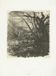 Berglandschap met meer