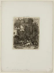 Het Huis met de Gebogen Gevel, uit Revue Fantaisiste