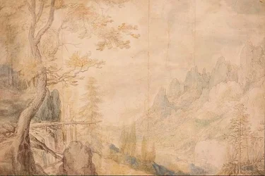 Alpenlandschap, c.1606-7