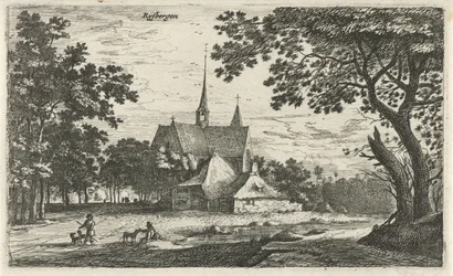 Gezicht op de Sint-Willibrorduskerk te Klein-Zundert