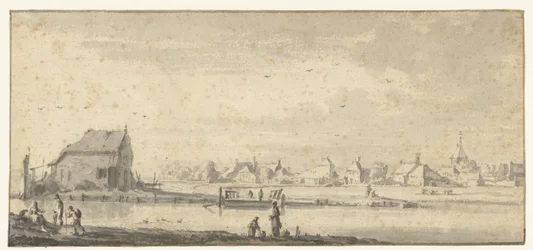 Gezicht op Sloterdijk, nabij Amsterdam